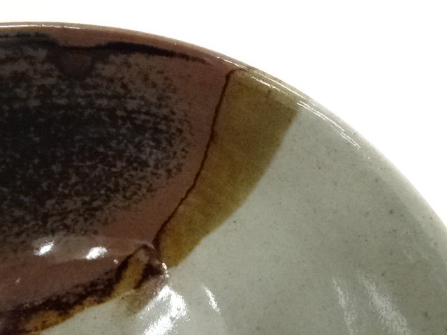 道具 ] - 道具 古曽部焼 寒川義崇造 掛分銹絵茶碗（共箱） | ネット